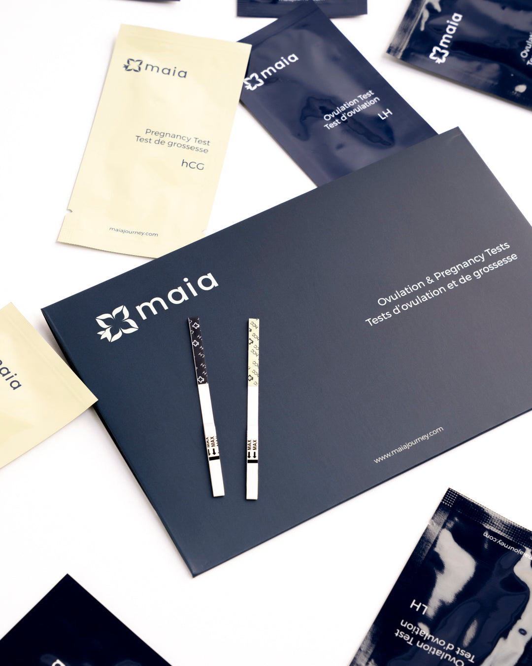 10 tests d’ovulation & 3 tests de grossesse - Pack Fertilité Maia®